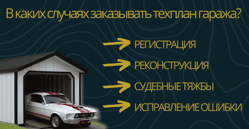 Заказать техплан гаража в Дмитрове и Дмитровском районе под ключ